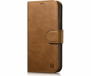 iCarer iCarer Oil Wax Wallet Case 2v1 iPhone 14 Pro Kožen...
