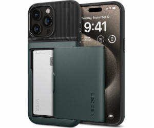 Spigen Slim Armor CS, hluboce zelený - iPhone 15 Pro Max