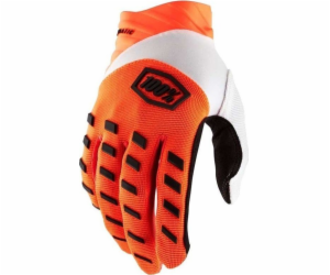 100% Rukavice 100% AIRMATIC Rukavice fluo oranžová veliko...