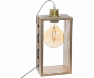 Atmosphera Stolní lampa Stolní lampa Atmosphera dřevo hně...