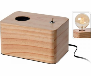 Atmosphera Stolní lampa Stolní lampa Atmosphera dřevo hně...