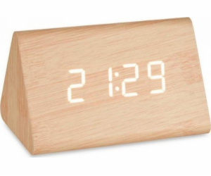 Gift Decor Dárková dekorace Digitální stolní hodinky Hněd...