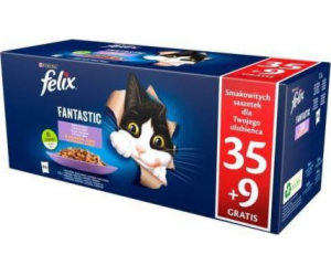 Felix Felix v želé MASOVÁ SMĚS sáček 44x85g