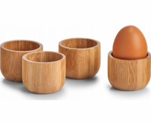 Zeller Sada bambusových kelímků na vajíčka O 5 cm