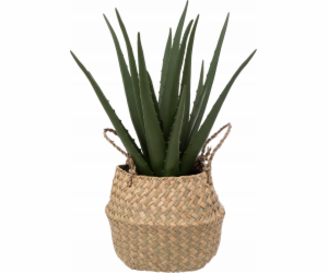 Atmosphera Umělá rostlina ALOE v košíku 37 cm