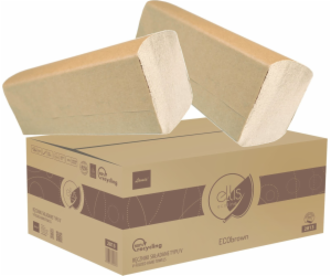 Ellis Ellis Ecobrown V-Fold 2x skládané ručníky z recyklo...
