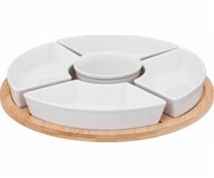 Secret de Gourmet Sada na občerstvení 6 porcelánových mis...
