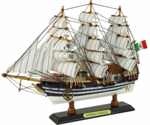 LeanToys Sběratelský model lodi Amerigo Vespucci
