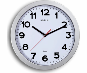 Maul MAUL Wanduhr Step weiß/silber Kunststoff 30cm inkl. ...
