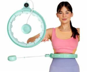 One Fitness Hula hoop s počítadlem závaží fh02 zelená