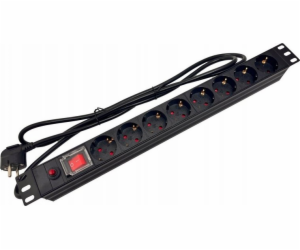 Alantec Přepěťová ochrana prodlužovací kabel 8 zásuvek 1,...