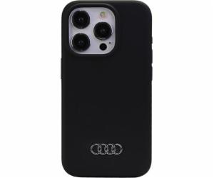 Audi Silikonový kryt Audi pro iPhone 15 Pro 6.1 černý/čer...