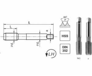 Fanar TAPS M18x1,5 NGMM/2 DIN-2181 LH (6H) HSS