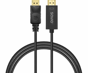 Savio Kabel DisplayPort na HDMI 1,5 m, CL-183