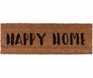 Present Time Kokosová rohožka HAPPY HOME, 75 x 26 x 2 cm