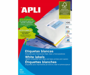 Apli Univerzální etikety APLI, 210x297 mm, obdélníkové, b...
