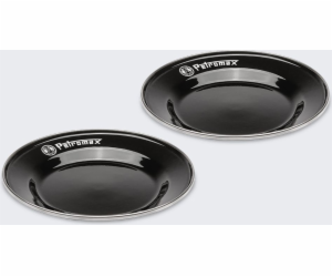 Petromax Smaltované talíře Petromax 225 cm 2 ks ČERNÉ