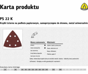 Klingspor K.PAPER TRIANGLE PS22K P150 GLS15 K146336
