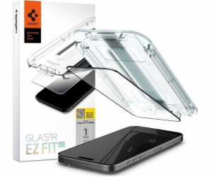 Spigen Sklo TR EZ Fit HD (1 balení), FC Černá - iPhone 15...