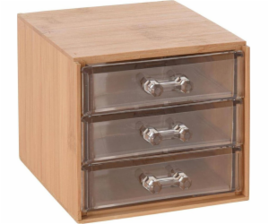 H&S Decoration ORGANIZÉR NA ŠPERKOVNICE Z BAMBUSU 15x12cm