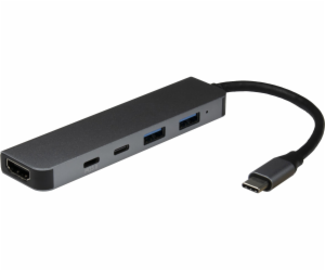 Inter-Tech Dokovací stanice Argus 5v1 USB-C