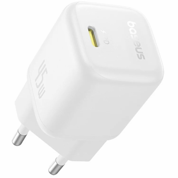 Nabíječka do sítě Baseus PicoGo 45W, 1xUSB-C bílá