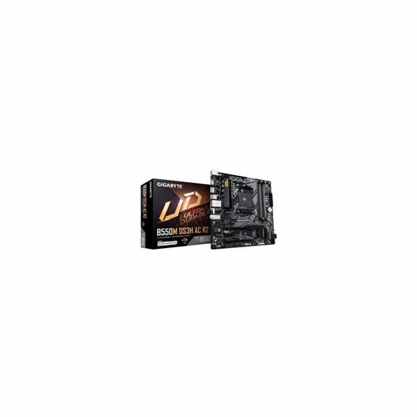 GIGABYTE MB Sc AM4 B550M DS3H AC R2, AMD B550, 4xDDR5, DP...