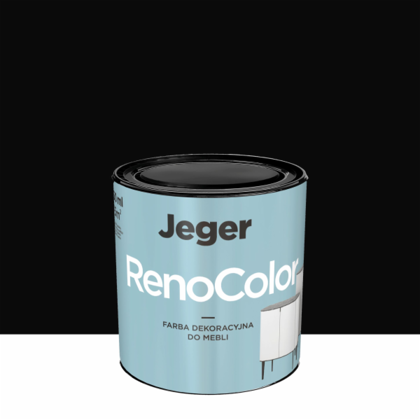 BARVA NA NÁBYTEK RENOCOLOR ČERNÁ 0,45 L