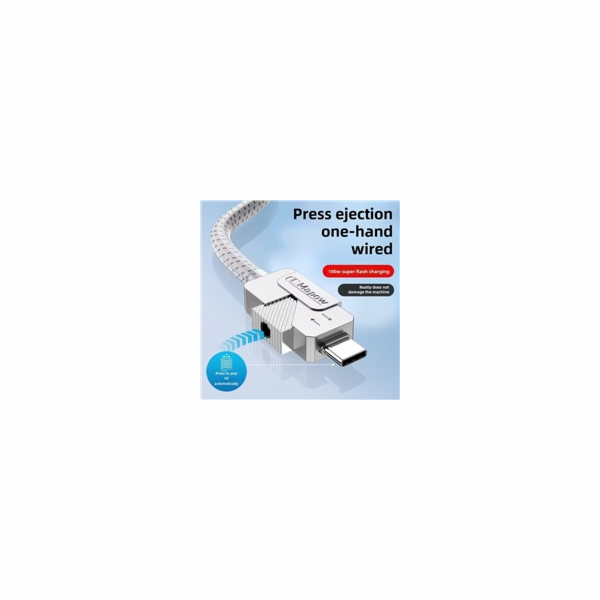 PremiumCord USB-C kabel s tlačítkem pro odpojení USB-C je...
