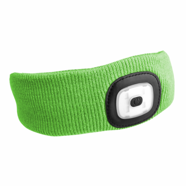 SIXTOL Čelenka s čelovkou 180lm, nabíjecí, USB, uni velik...