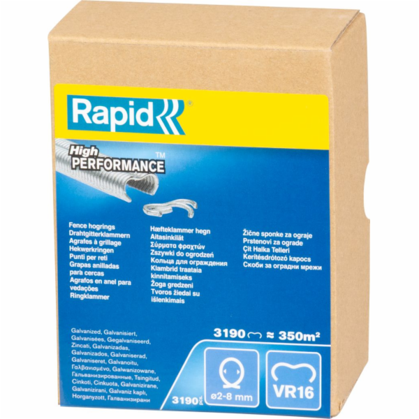 Sponky do plotu Rapid Rapid VR16 - 3190 ks ADMotools