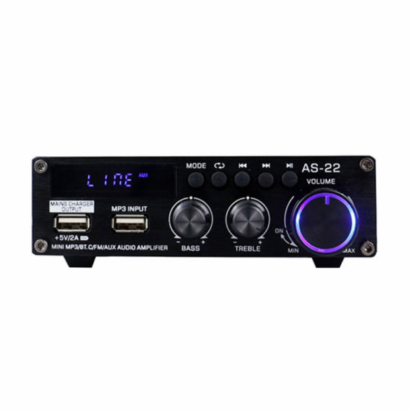 Blitzwolf AS-22 audio zesilovač, 45W, Bluetooth 5.0, USB ...