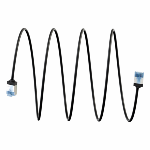 goobay Ultraflexibles Cat.6a Patchkabel tenký, U/FTP
