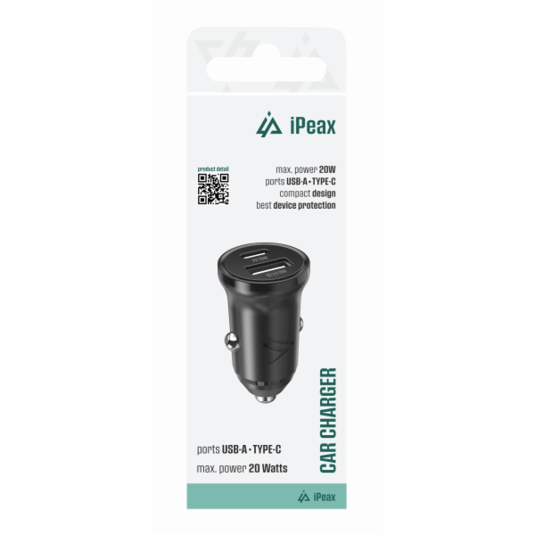 Autoadaptér USB iPEAX CL-03 Black
