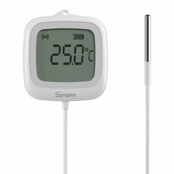 ZigBee LCD teplotní senzor Sonoff SNZB-02LD (se sondou)