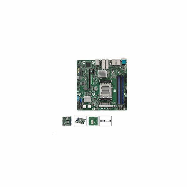 Asrock B650D4U3-2L2Q/BCM základní deska AMD B650 Express ...