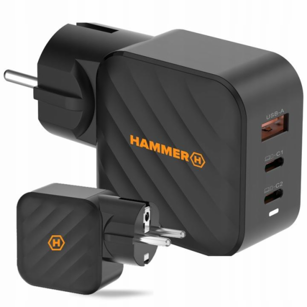 Adaptér USB HAMMER Rapidcharge 65W