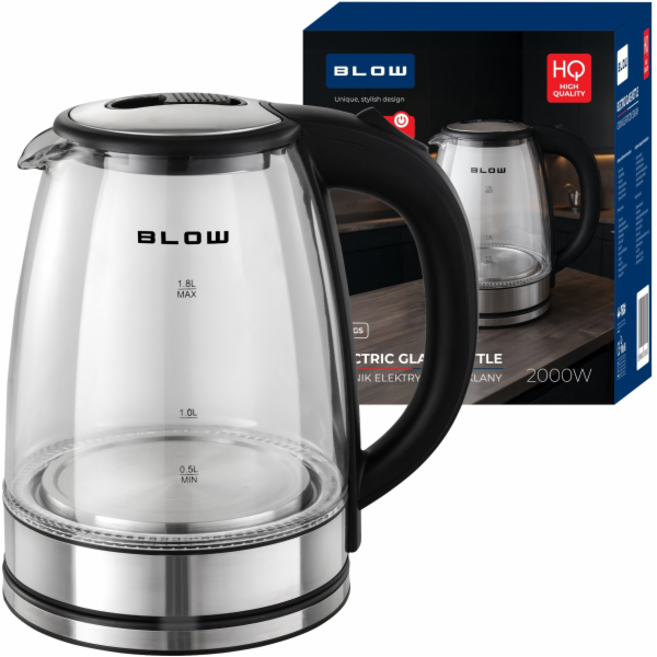 Skleněná konvice 2000W BK-18GS BLOW