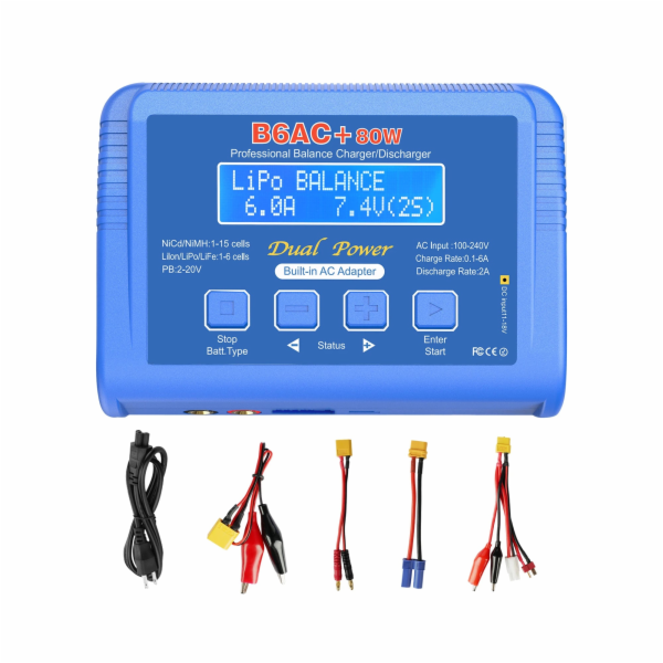 Eurokomp Nabíječka B6AC+ 80W E6360 Balanční nabíječka