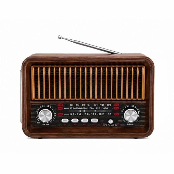 Ecobox Radio, přenosné retro rádio