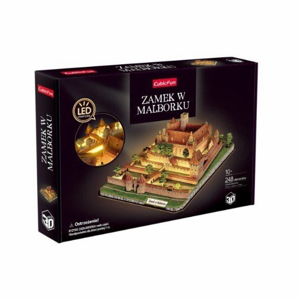 Cubic Fun 3D puzzle Hrad Malbork LED