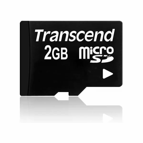 TRANSCEND MicroSD karta 2GB, bez adaptéru