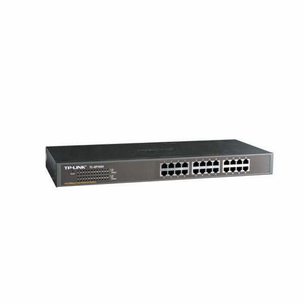 TP-Link switch TL-SF1024 (24x100Mb/s, fanless)