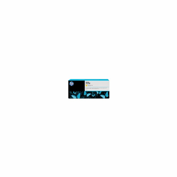 HP 771C Yellow DJ Ink Cart, 775 ml, B6Y10A