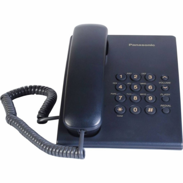 Panasonic KX-TS500 Černý drátový jednolinkový telefon