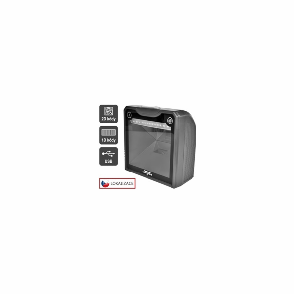 Virtuos 2D čtečka HT-865A, stacionární, USB, černá