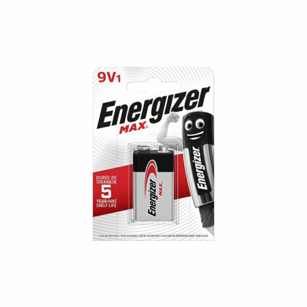 Baterie Energizer Max 426660 9V 6LR61, 1 kus, Eco pack
