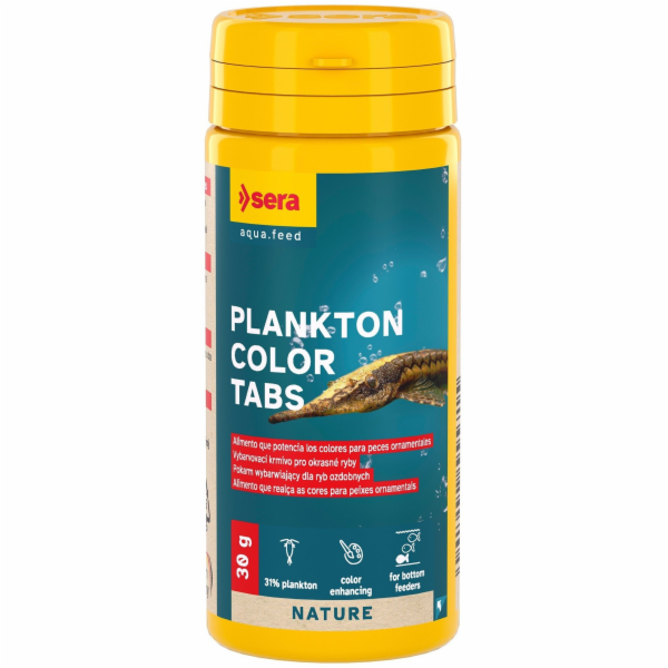 Sera Plankton Tabs Nature 50 ml - krmivo zvýrazňující bar...