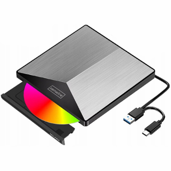 Zenwire DVD přehrávač Externí přenosná mechanika DVD CD R...