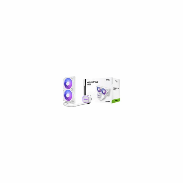 ASROCK Vodní chladič Pro White 240 ARGB, 2x120mm, LGA1851...